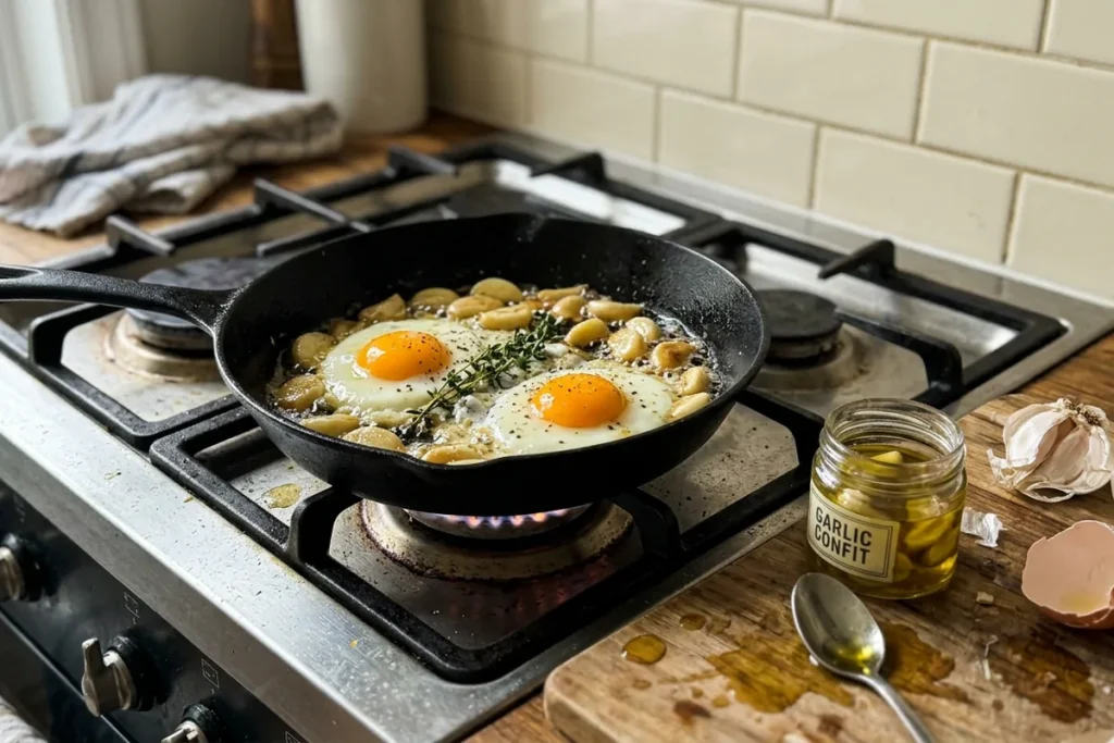 Aby uzyskać najlepsze jajka sadzone, dodaj do patelni jedną łyżkę tego składnika