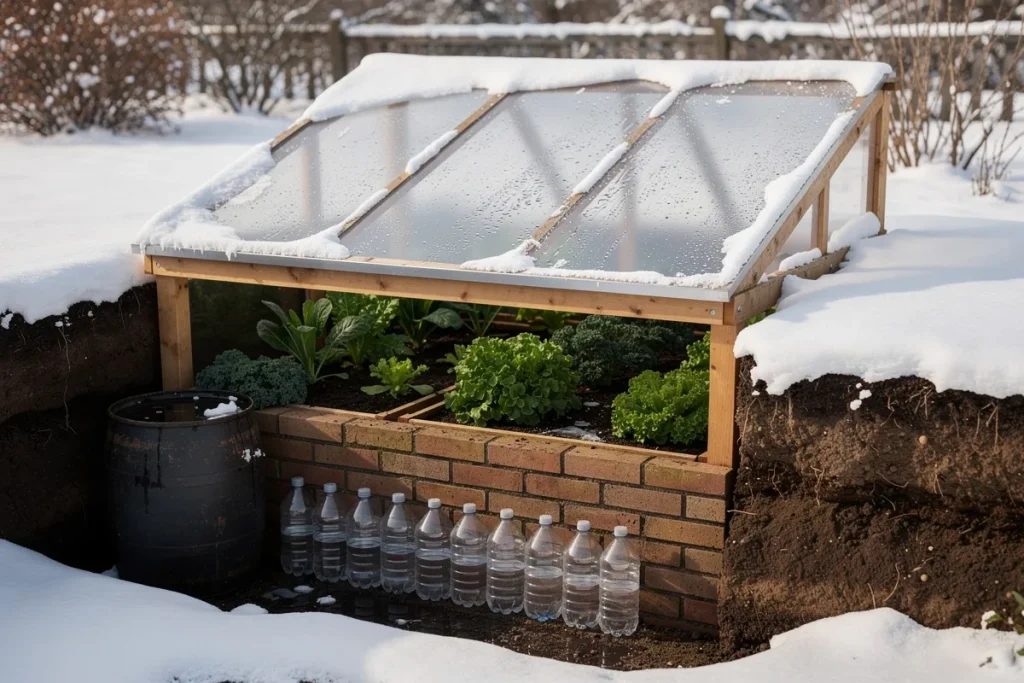 Żadnej elektryki ani pieców – szklarnia grzeje się sama: sprytni działkowcy mają warzywa nawet zimą