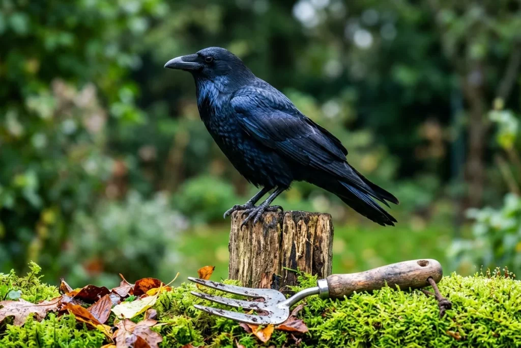 Dlaczego kruki odwiedzają Twój ogród i co oznacza ich obecność?