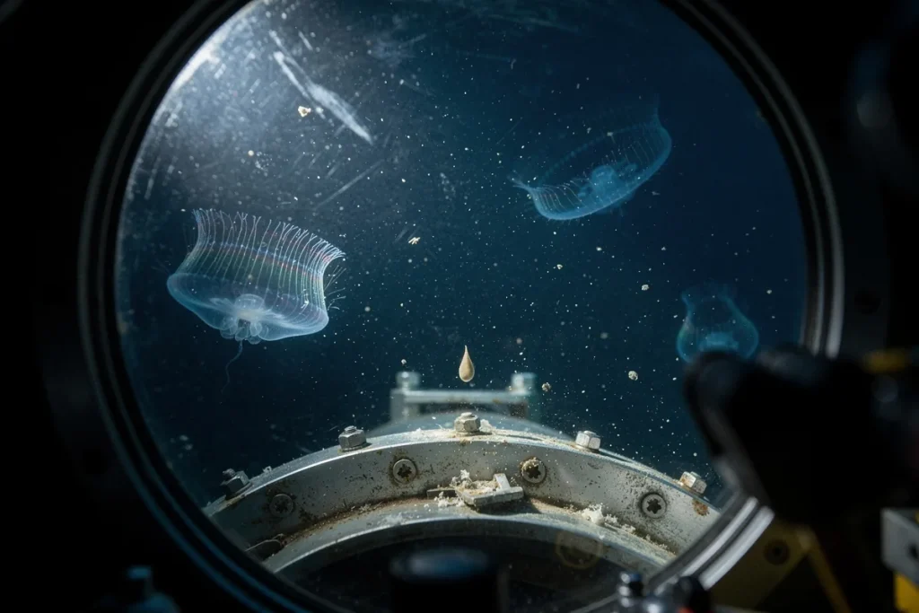 Dlaczego niektóre „meduzy” z głębin dosłownie się rozpadają: to ciśnienie trzyma ich komórki razem