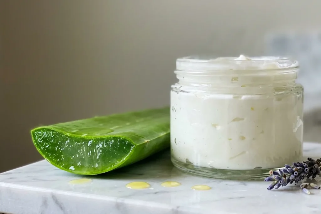 Jak przygotować krem do twarzy z aloesu, który pobudza produkcję kolagenu i dba o skórę