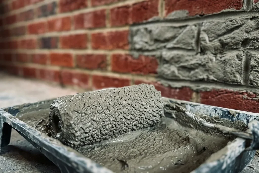 Jak zamienić surową cegłę w luksusowy kamień? Prosty trik z wałkiem i zaprawą, który odmieni Twój dom
