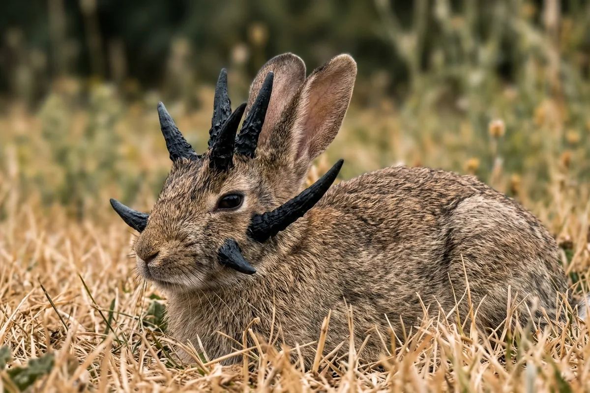Króliki "Frankensteina" z czarnymi kolcami na głowach. Makabryczne odkrycie w USA