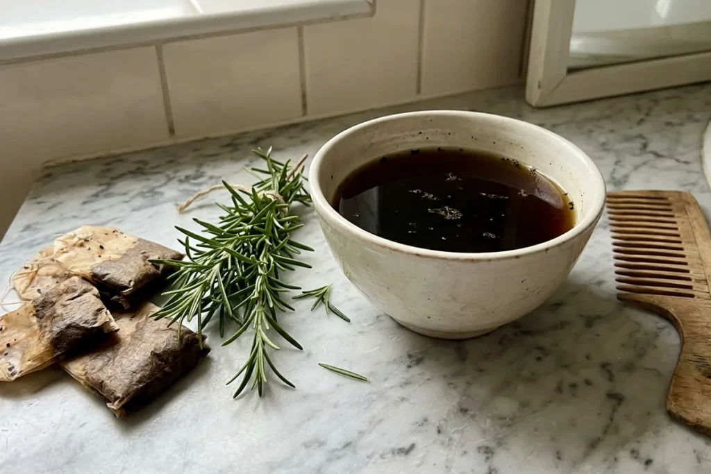 Naturalna farba z czarnej herbaty: Jak skutecznie i bezpiecznie przyciemnić siwe włosy