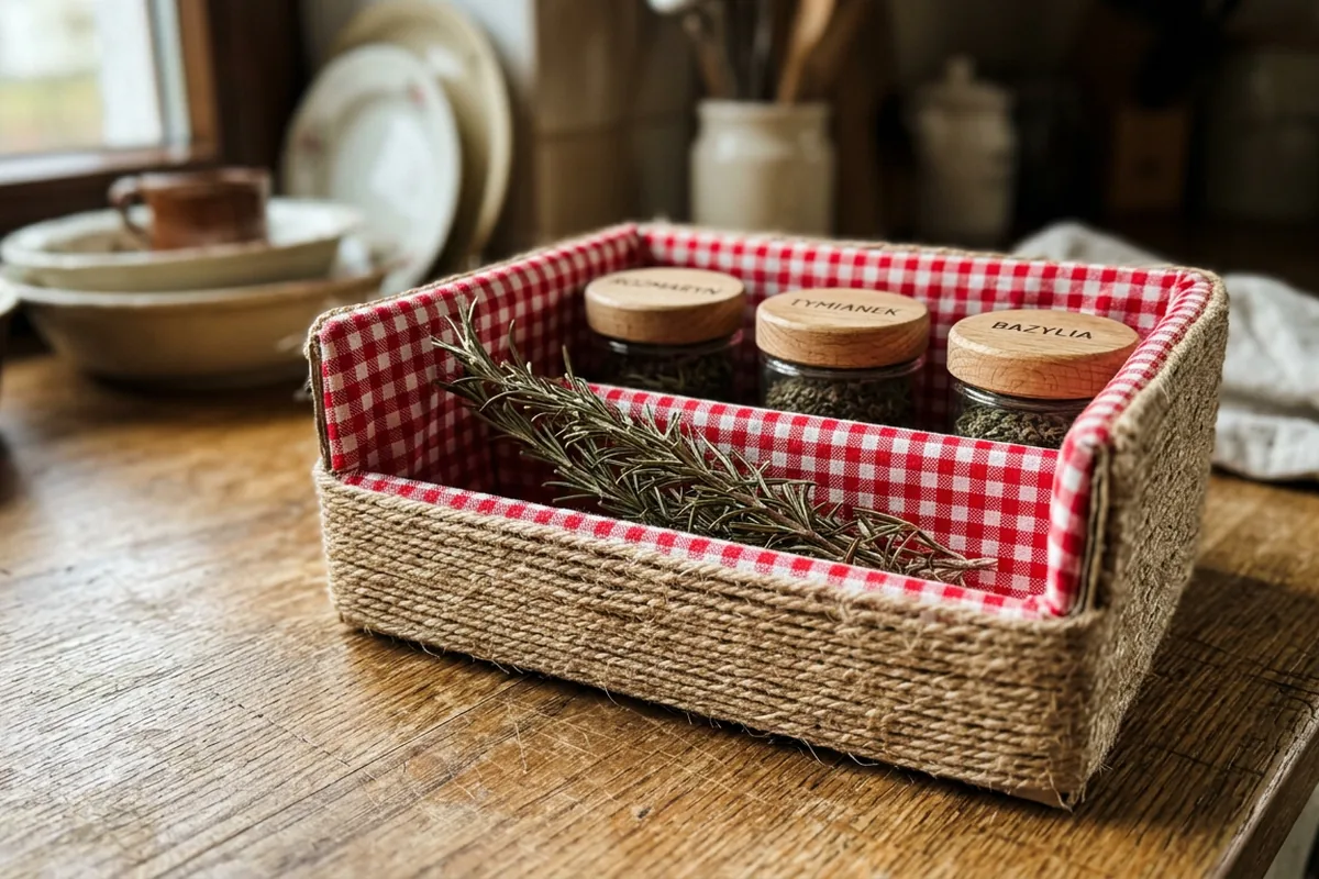 Nie wyrzucaj kartonowych pudełek! Zmień je w stylowe organizery do kuchni w kilka minut