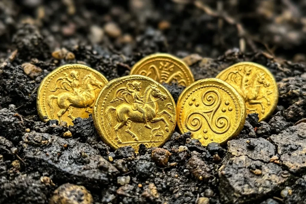 Niewyobrażalne bogactwo pod asfaltem: Setki złotych monet w czeskiej wiosce