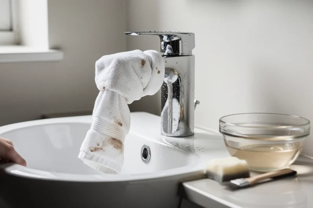 Owijanie kranu ręcznikiem z octem: do czego służy i dlaczego warto to robić