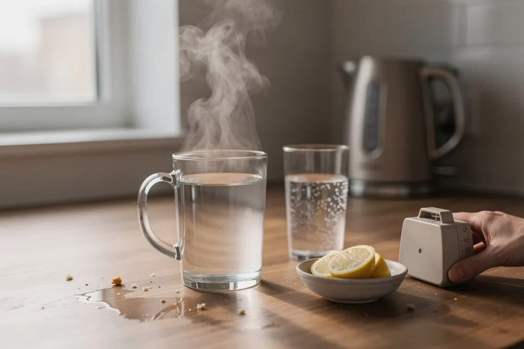 Picie gorącej wody rano naprawdę pomaga? Co jest ważniejsze