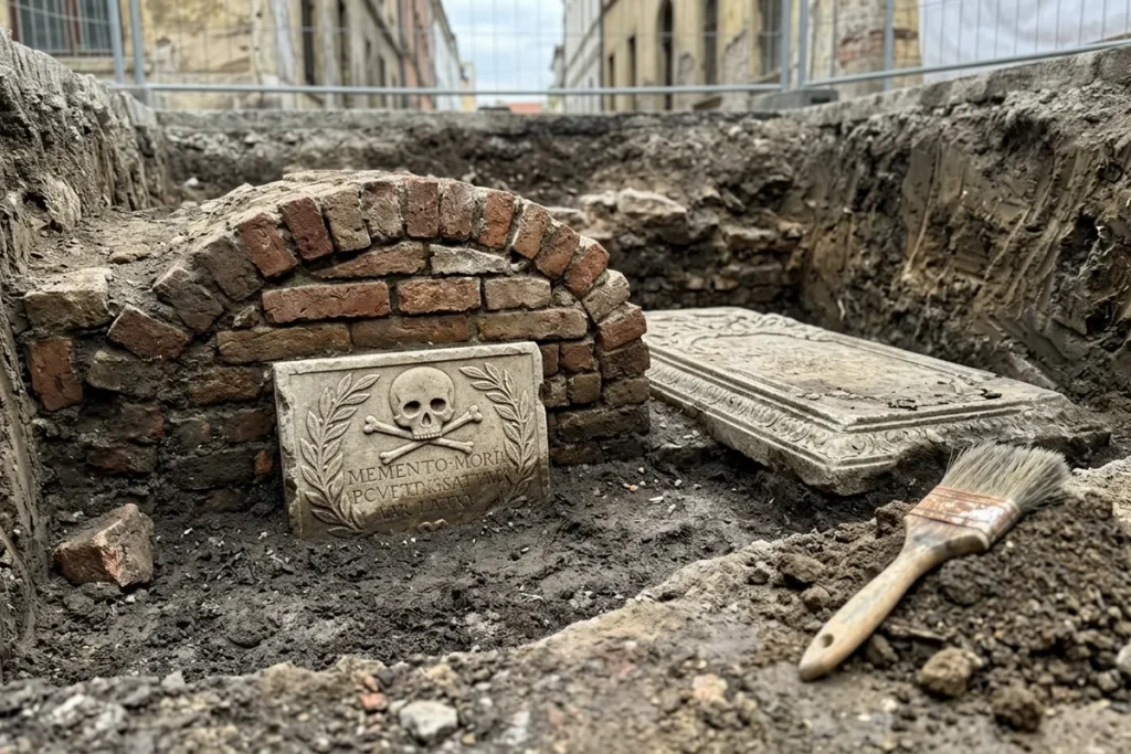 Remontowali plac miejski, gdy nagle natrafili na coś niezwykłego: ukryta krypta z XVIII wieku ujrzała światło dzienne