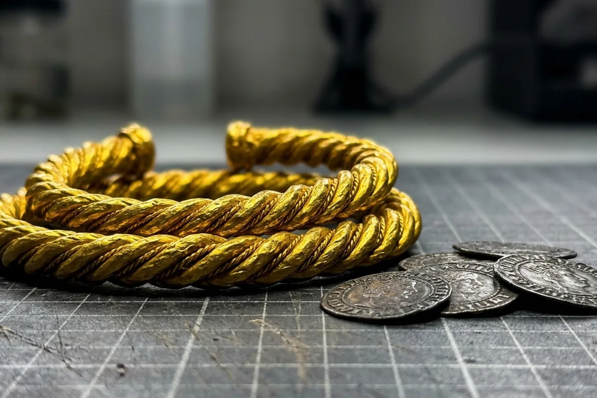 Szukali drobniaków, znaleźli skarb sprzed 1800 lat. Polska ziemia oddała czyste złoto