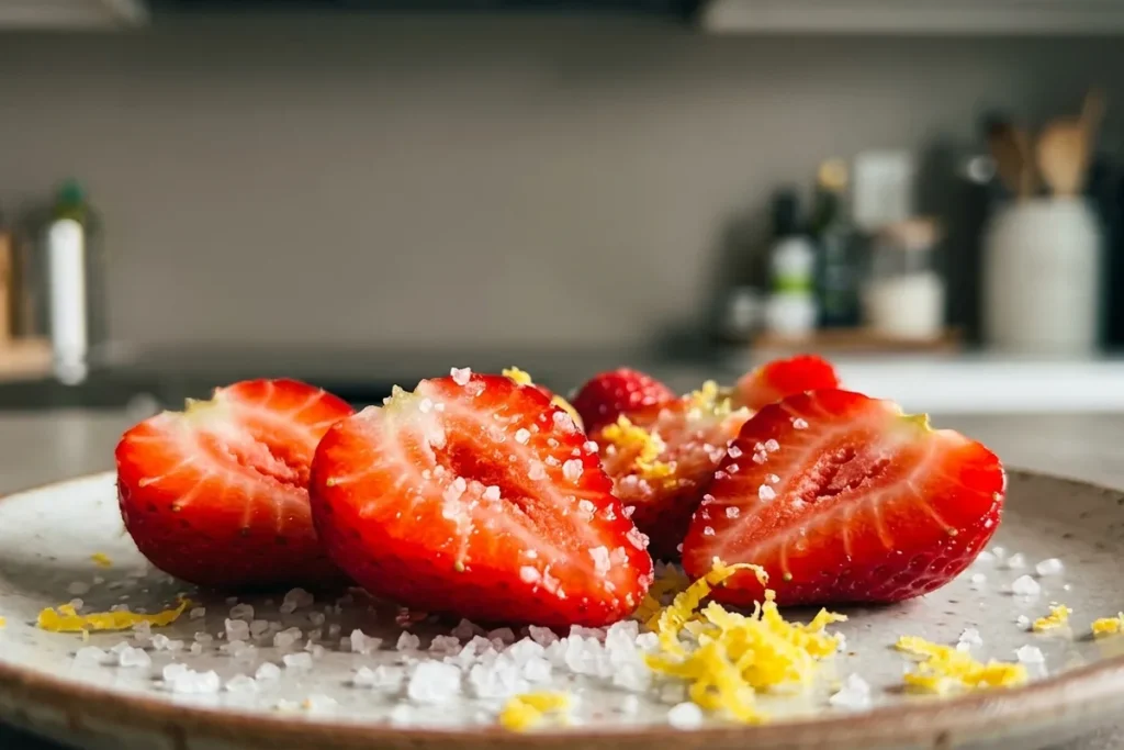 Technologowie żywności są zgodni: szczypta soli sprawi, że kwaśne truskawki będą smakować dwa razy słodziej bez grama cukru