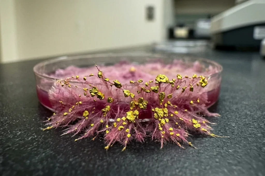 To nie żart: Odkryto pospolity organizm, który dosłownie produkuje złoto