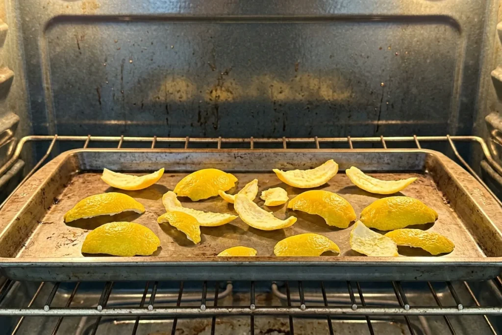 Włóż skórki z cytryny do wyłączonego piekarnika: dowiedz się, dlaczego to genialny trik