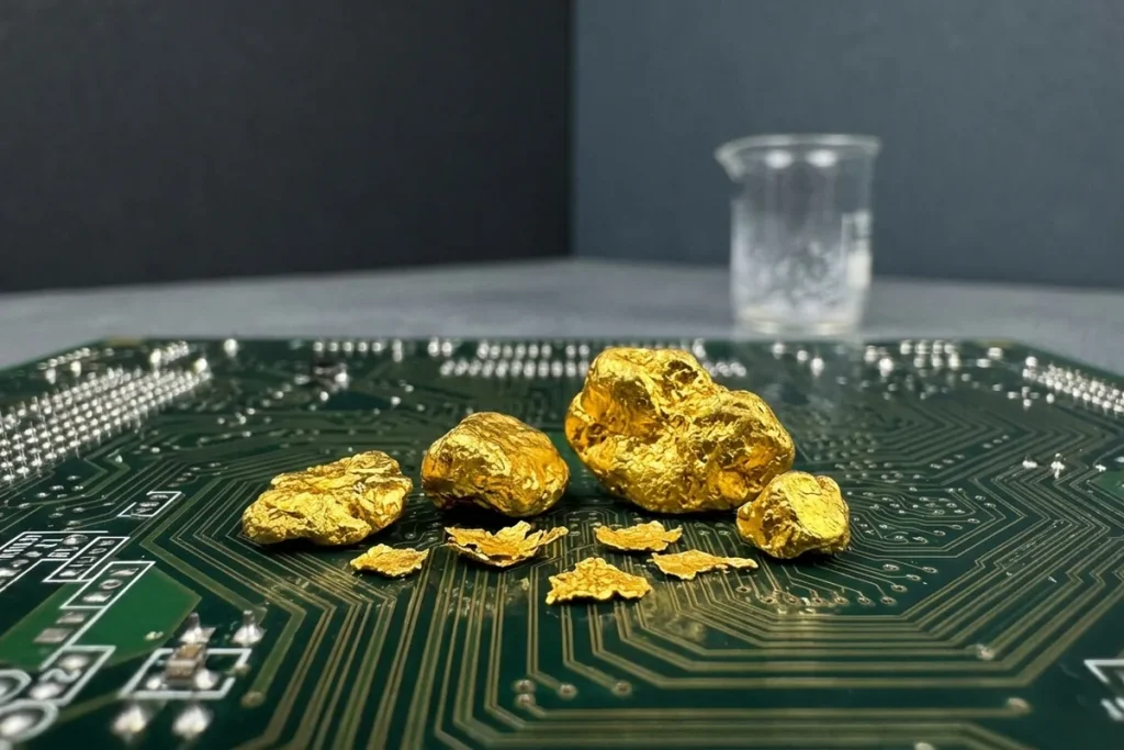 Złoto ze śmieci? Naukowcy odkryli, jak wydobyć 22-karatowy kruszec z elektroniki bez trucia planety