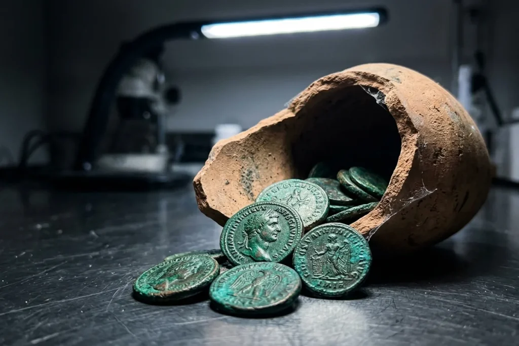 40 000 antycznych monet pod trawnikiem. Sensacyjne odkrycie w ogrodzie zszokowało świat