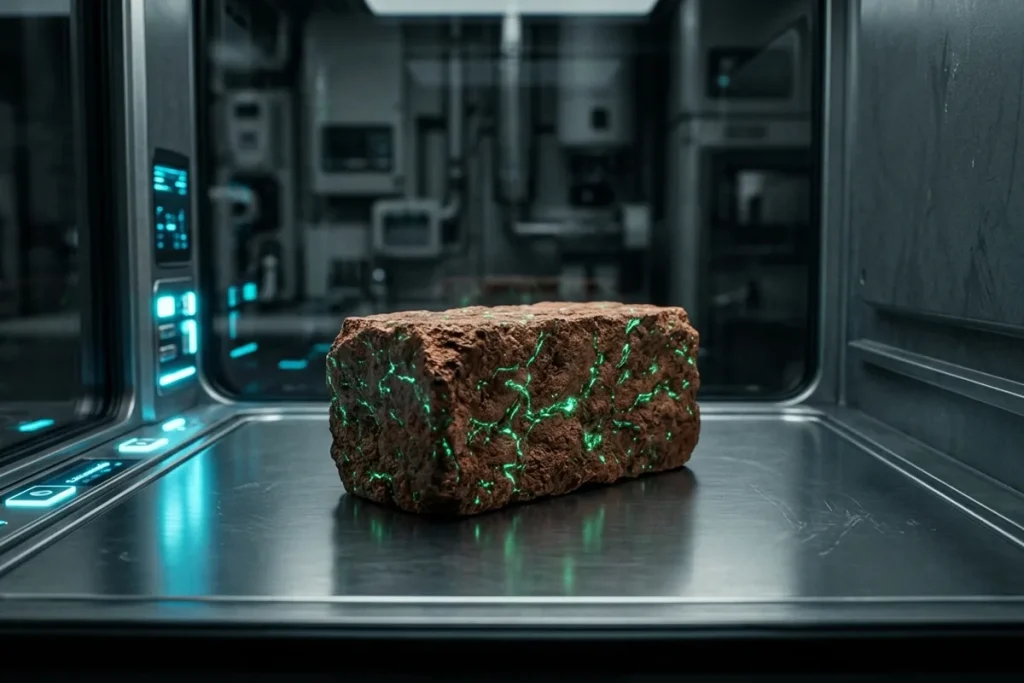 Biologiczny cement na Marsie: Bakterie wyleją fundamenty pod pierwszą bazę w kosmosie