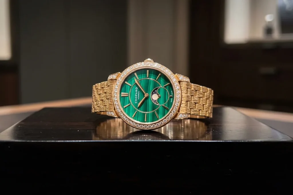 Diamenty, malachit i etyka: Nowe zegarki Chopard z kolekcji L’Heure du Diamant to absolutny szczyt luksusu