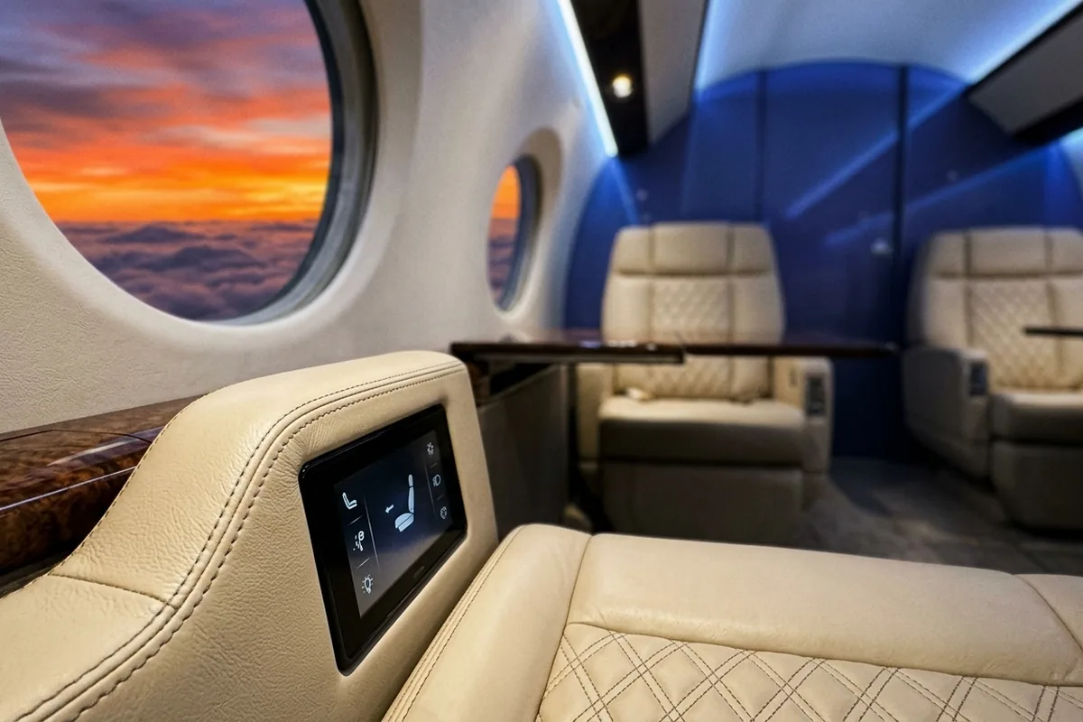 Ten odrzutowiec zmienia zasady gry. 4 salony i zasięg, który zawstydza pasażerskie giganty